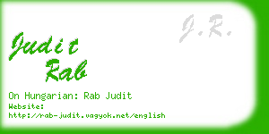 judit rab business card